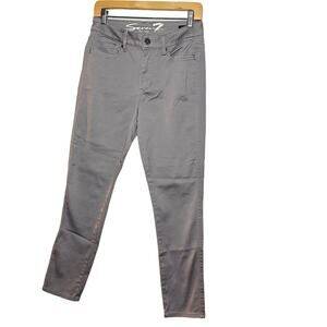 Seven 7 Women's Gray Denim Style Skinny Leg High Rise Skinny Jeans Size 6